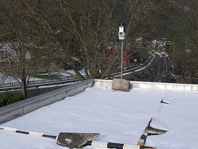 Wetterstation auf Dach